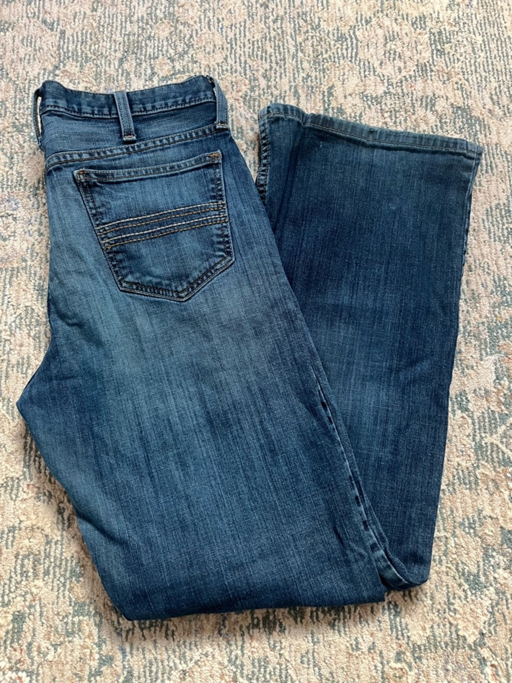 Cinch gray labels Blue Denim Jeans with Contrast Stitching